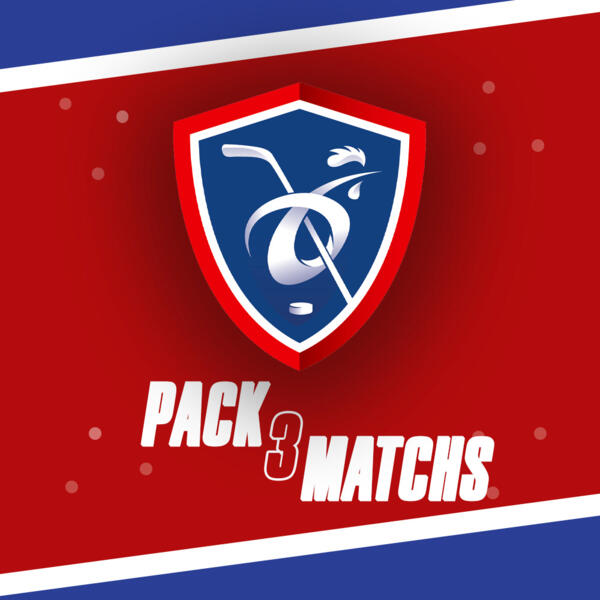 PACK 3  MATCHS EQUIPE DE FRANCE
